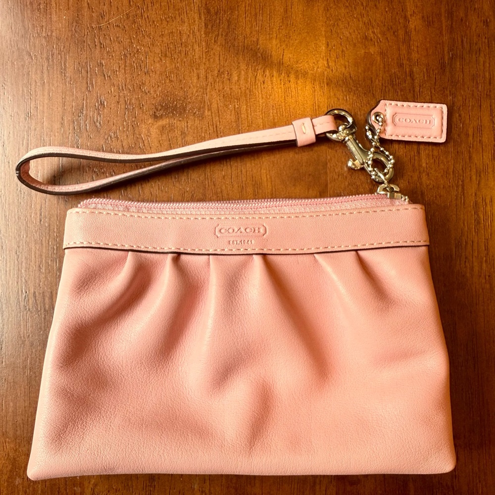 Coach Blush Pink Wristlet